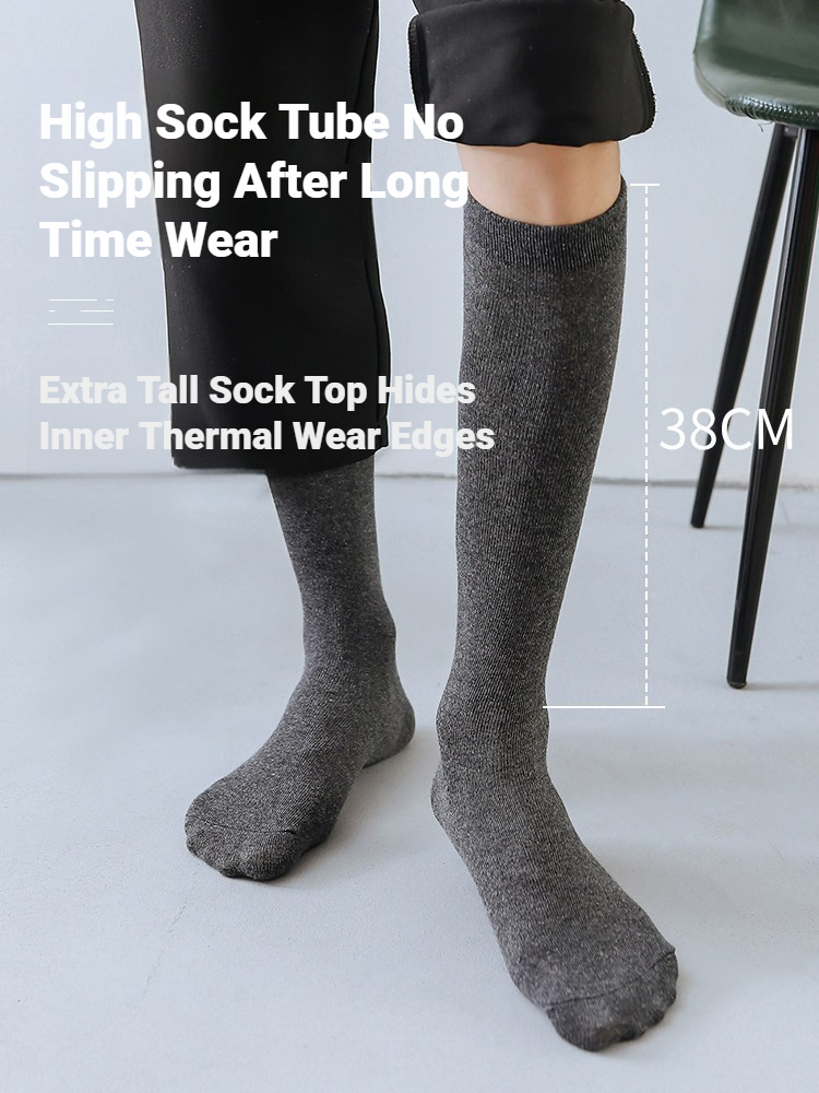 1 Pair Men Solid Knee High Bus - Sock Garter Men review and price